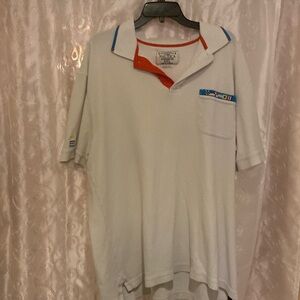 Nautica White Polo Shirt Mens Size XXL Slim Fit 🔥 YB1